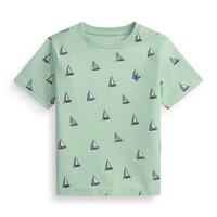 RALPH LAUREN 男童帆船印花纯棉短袖T恤 2-7岁
