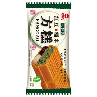 礼拜天 糯米方糕 红豆原味 70g*15支 冰淇淋