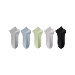 棉伙棉伴 7A抗菌 短筒袜5双19.9元
