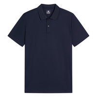 京东京造 纯棉液氨免烫 Polo衫 暗夜蓝 3XL