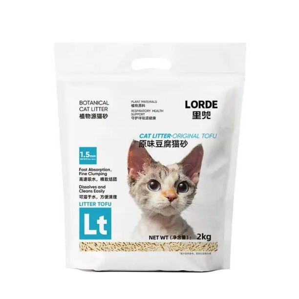 里兜 原味豆腐猫砂2kg*4包