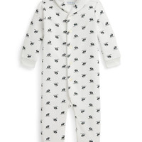RALPH LAUREN Baby Boys Elk-Print Fleece Coverall