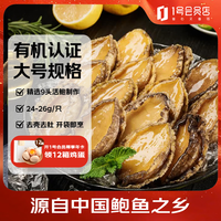 1号会员店 有机零添加保水剂鲍鱼肉340g 14粒 活鲍加工去壳去肚 大号鲍鱼肉