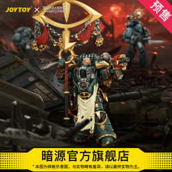 暗源 战锤荷鲁斯之子 扭曲者马洛赫斯特 1:18可动兵人模玩 荷鲁斯之子 扭曲者马洛赫斯特，战帅侍从