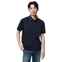 九牧王 7A抗菌凉感 Polo衫 藏青色 S
