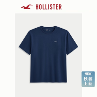 HOLLISTER 小海鸥图案美式纯棉基础短袖T恤26夏秋新款男装324-6447 海军蓝 S (175/92A)