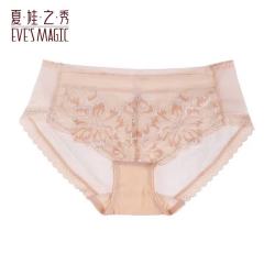 夏娃之秀 内裤 女薄款透气中腰收腹提臀生理裤三角内裤（任选4件）
