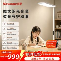纽曼 护眼大路灯 全光谱立式儿童学生学习阅读台灯 落地灯防蓝光无频闪