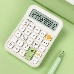 伊达时 计算器可爱防摔方糖学生专用语音机会计财务办公便携按键科学小巧高级显示