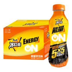 康师傅 冰红茶维生素功能ENERGY低糖果味柠檬茶饮料 420ml*12瓶