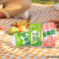 百事 可乐 美年达 Mirinda 橙味 碳酸饮料汽水 百事出品 新老包装随机发货 330ml*6罐
