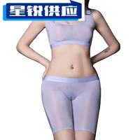 瑜伽裤女油亮丝滑健美裤
