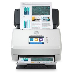 惠普 N7000 snw1扫描仪A4彩色双面高速批量快递馈纸式有线网络液晶屏WIFI