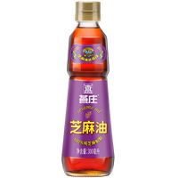 移动端、88VIP：燕庄 纯芝麻油香油300ml凉拌菜烹饪火锅蘸料100%芝麻制取 1件装