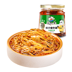饭扫光 酱腌菜酱菜爆炒金针菇 280g
