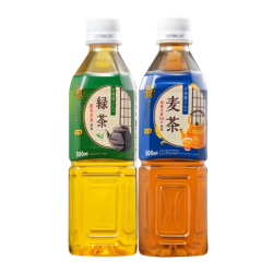 0添加 进口儿童无糖饮料 绿茶1瓶+大麦茶1瓶