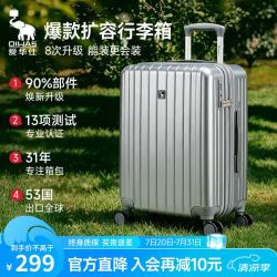 爱华仕 拉杆箱 OCX6182 银灰色 20英寸