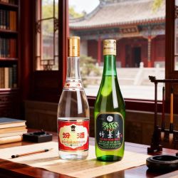 汾酒 竹叶青组合 53度黄盖汾酒475ml*1瓶+45度玻瓶竹叶青475ml*1瓶