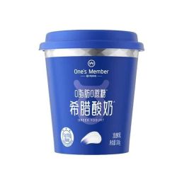 1号会员店 0脂肪希腊酸奶 300g/杯 0蔗糖10g蛋白/100g