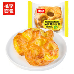 桃李 菠萝的派面包 营养早餐水果夹心香甜面包办公室零食点心600g