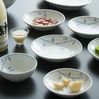 肆月 新中式盘子家用菜盘陶瓷餐盘碟子凉菜盘釉下彩餐具 6英寸小盘