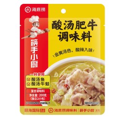海底捞 筷手小厨酸汤肥牛调味料火锅底料酸汤味酸汤鱼正宗料包200g
