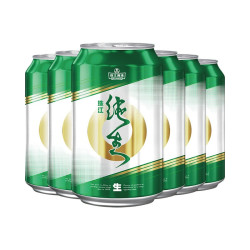 珠江啤酒 9°P 珠江纯生 330mL*6罐 小酒版