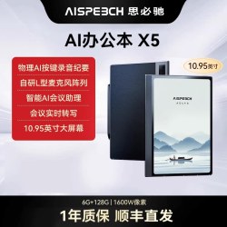 思必驰AI智能办公本X5Pro系列电纸书10.95英寸手写会议记录本办公柔彩护眼电子书阅读器