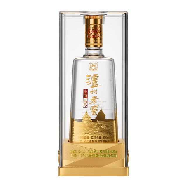 泸州老窖 头曲晶彩 浓香型白酒 52度500ml*6瓶 整箱装