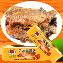 金钱花 豆豉鱼罐头128g*2下饭菜开罐即食广东特产方便速食