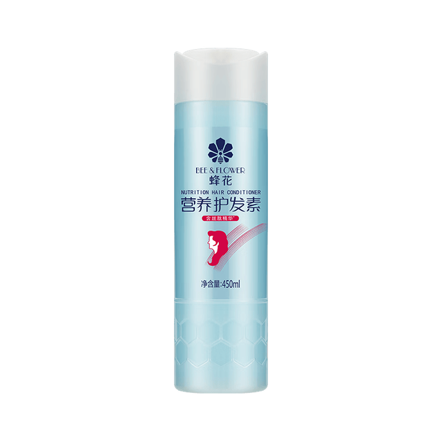 有券的上：蜂花 丝肽精华柔亮营养护发素 450ml