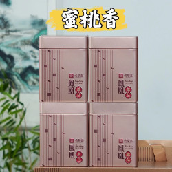 鸣馨斋 蜜桃香单丛茶  潮州凤凰单枞清香花香果香凤凰单丛茶叶香味 125g*4罐