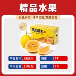 驿加易选 民勤沙漠蜜瓜 6斤 顺丰包邮