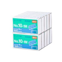美克司 日本MAX美克司进口省力小订书机办公小号订书器外卖打包大开口迷你钉书机带起钉器20页10订号学生用HD-10D