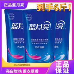 蓝月亮 洗衣液亮白增艳薰衣草香袋装家用实惠装补充液