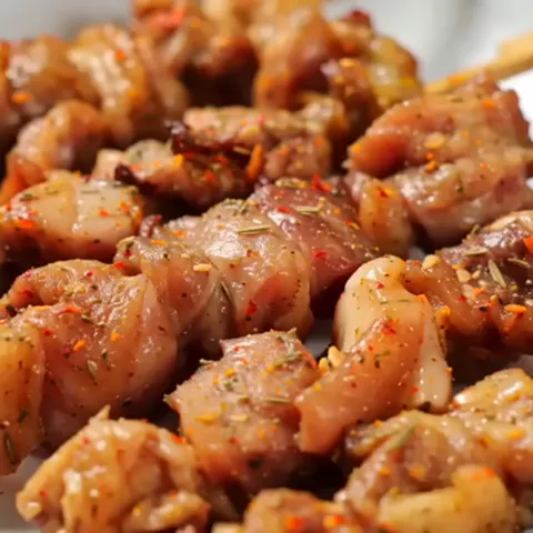 今日必买:正大食品 孜然腿肉串320g(不辣)*2袋(3件赠1袋火锅面)
