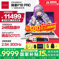 七彩虹 隐星P16 Pro旗舰版游戏本笔记本电脑
