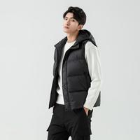 雪中飞 防风 男士羽绒马甲