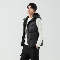 雪中飞 防风 男士羽绒马甲