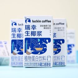 瑞幸咖啡 生椰浆 125g*10盒 椰奶饮品