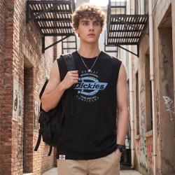 Dickies 男青少年背心T恤 轻薄款透气亲肤舒适无袖打底