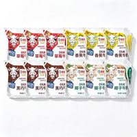 海河乳业 海河 牛奶天津网红风味奶爱克林装 捏捏包12袋