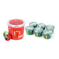 双钱牌 双钱梧州原味龟苓膏200g*6碗+什锦龟苓膏540g*1桶