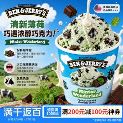 BEN&JERRY'S 巧克力冰淇淋 465ml