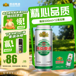 燕京啤酒 精品啤酒 500ml*24听