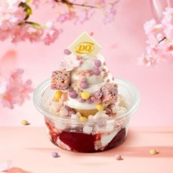 DQ 桃花朵朵开冰淇淋