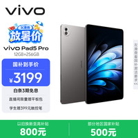 vivo Pad5 Pro 13.0英寸 OriginOS HD 平板电脑 标准版 (3096*2064、天玑9400、12GB、256GB、WiFi版、寒星灰)