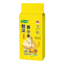 绿之坊 内蒙古赤峰敖汉黄小米新米原产地农家现磨现发粗粮杂粮小米粥5斤 敖汉黄小米1000g*1袋