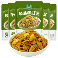 吉香居 轻盐酸豇豆61.8g*5减盐酸豆角泡椒豇豆佐餐涪陵榨菜下饭菜咸菜