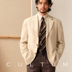 CULTUM 苎麻天丝混纺 男士西服 商务简约休闲外套 10103869132899